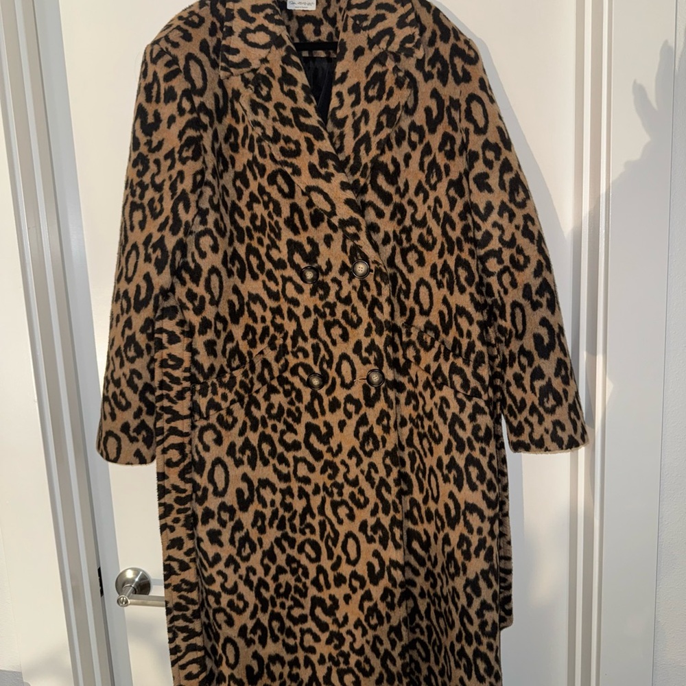 ASOS Leopard Print Trench Coat